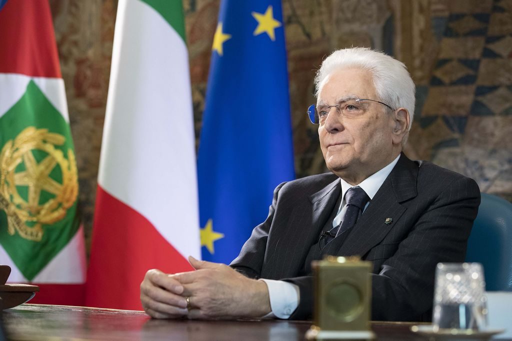 Il Presidente della Repubblica Sergio Matarella
