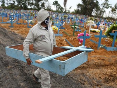 In Brasile le vittime da virus tornano ai livelli di allarme di settembre