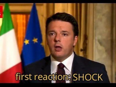 “First Reaction, Shock”, il video virale di Renzi in versione Techno