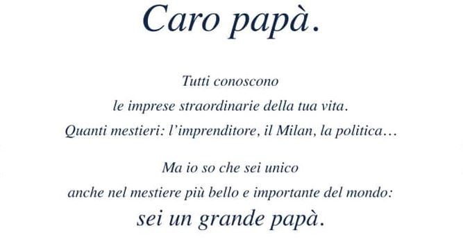 Pier Silvio Berlusconi e la dedica speciale per la festa del papà: "Sei  unico"