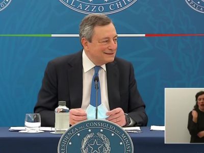 Zona gialla, Draghi: “Il Governo ha preso un rischio calcolato”