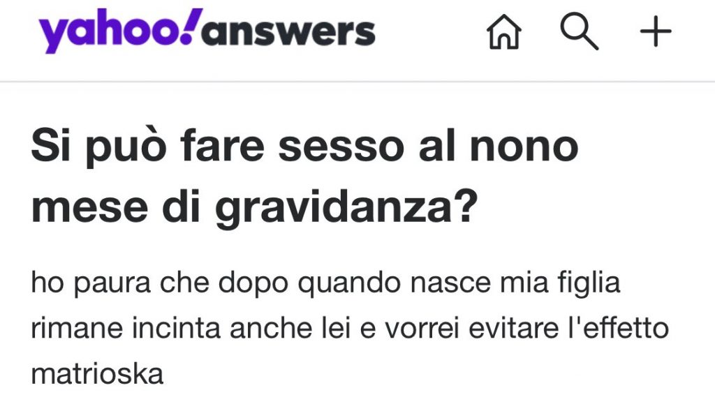 Yahoo Answer