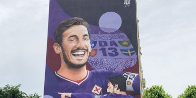 Fiorentina, inaugurato il murale dedicato al ca...