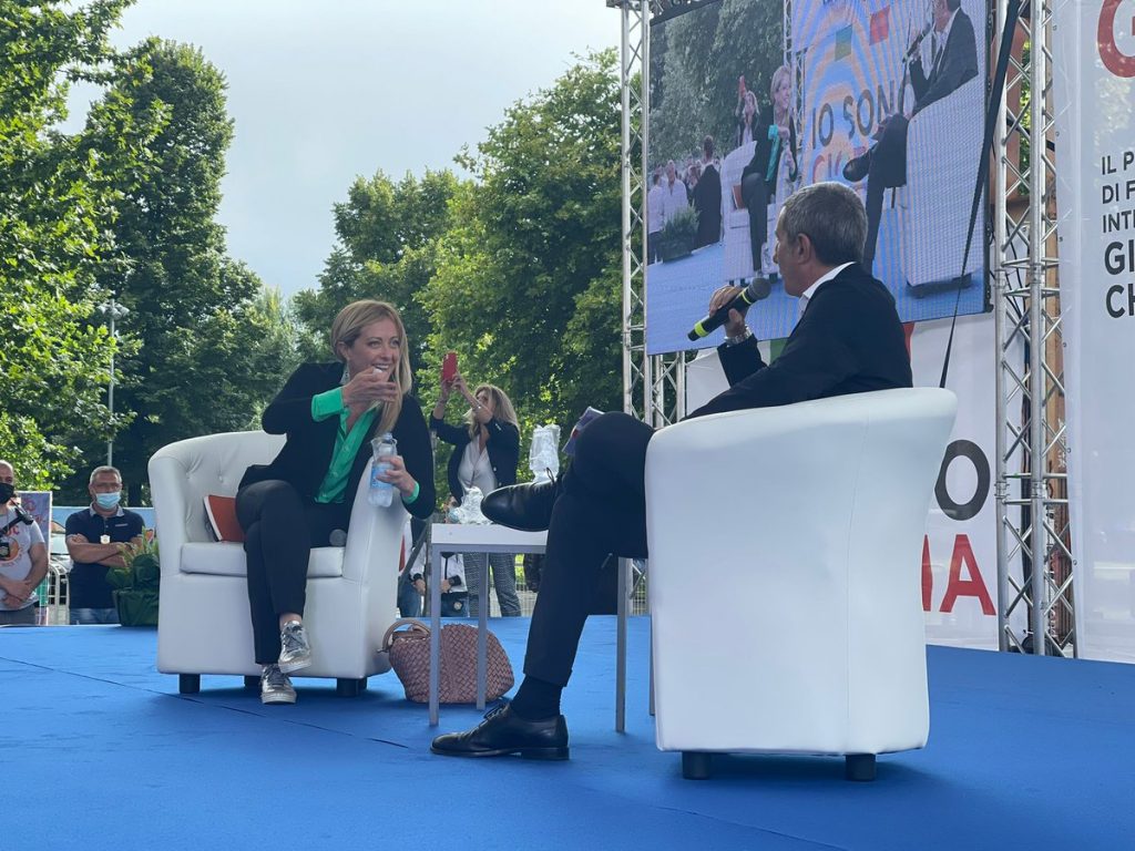 Giorgia Meloni presenta il libro "Io sono Giorgia" a Torino (foto Marta Graziano)