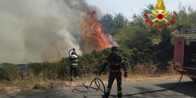 Incendio nell’Oristanese: danni incalcolabili e...