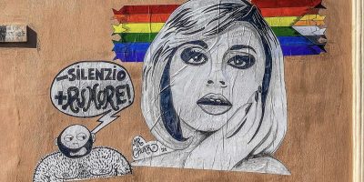 Raffaella Carrà vandalizzato il murales in suo ...