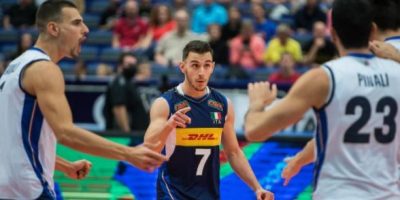 Italia di volley maschile batte 3-1 la Repubbli...