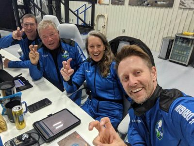William Shatner, il capitano  Kirk, è volato davvero nello spazio