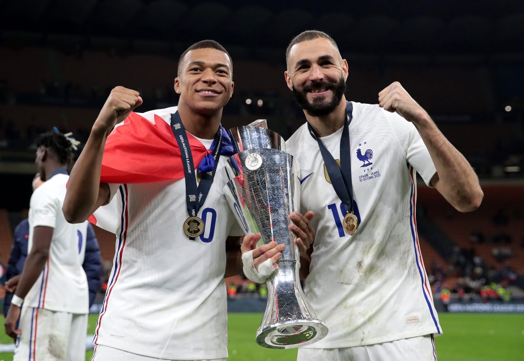 Francia Spagna : Mbappé e Benzema, i due autori delle reti per i Bleus