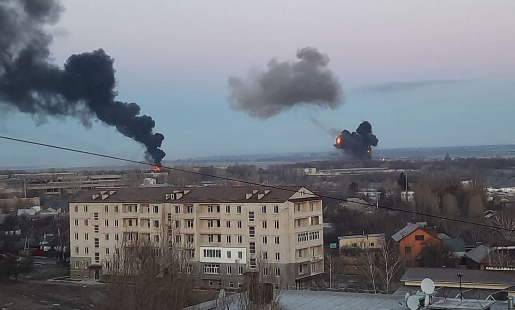 bombardamenti in Ucraina