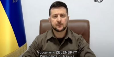 Zelensky a Montecitorio: “Immaginate Geno...