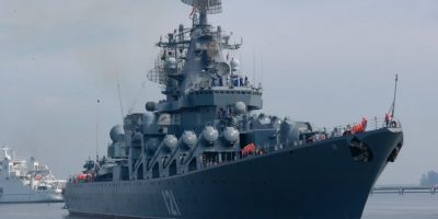 Danneggiato incrociatore russo nel mar Nero, fo...