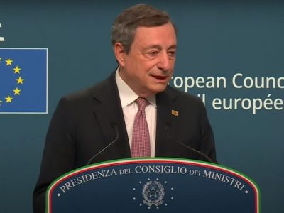 Draghi: “Putin non può vincere questa guerra. Sanzioni dureranno a lungo”