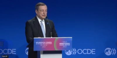 Draghi all’Ocse: “Sbloccare i porti...