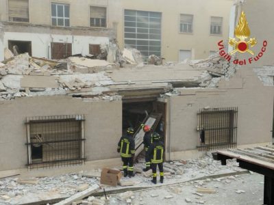 Crolla l’Aula Magna dell’università di Cagliari: nessuno studente ferito