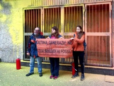 Ultima Generazione colpisce ancora: imbrattata la sede del Mef di Firenze