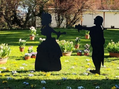 Tulipani danno spettacolo in Piemonte al castello di Pralormo