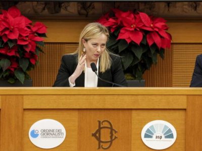 Premier Meloni a tutto campo alla conferenza di inizio anno