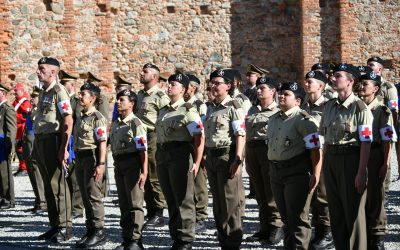 Giuramento solenne a Castellamonte dei volontari del Corpo Militare CRI