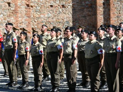 Giuramento solenne a Castellamonte dei volontari del Corpo Militare CRI