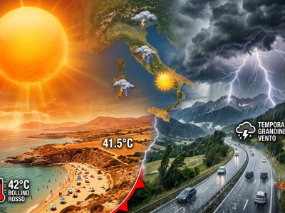 Dal caldo estremo ai temporali: cambia il meteo sull’Italia