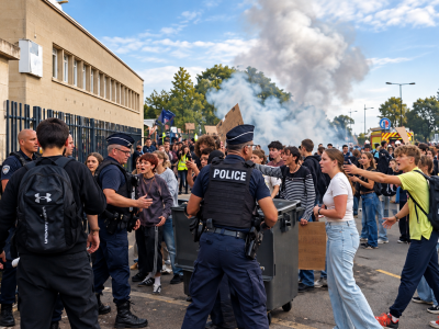 Francia, proteste nei licei: preside cosparso di benzina a Marsiglia